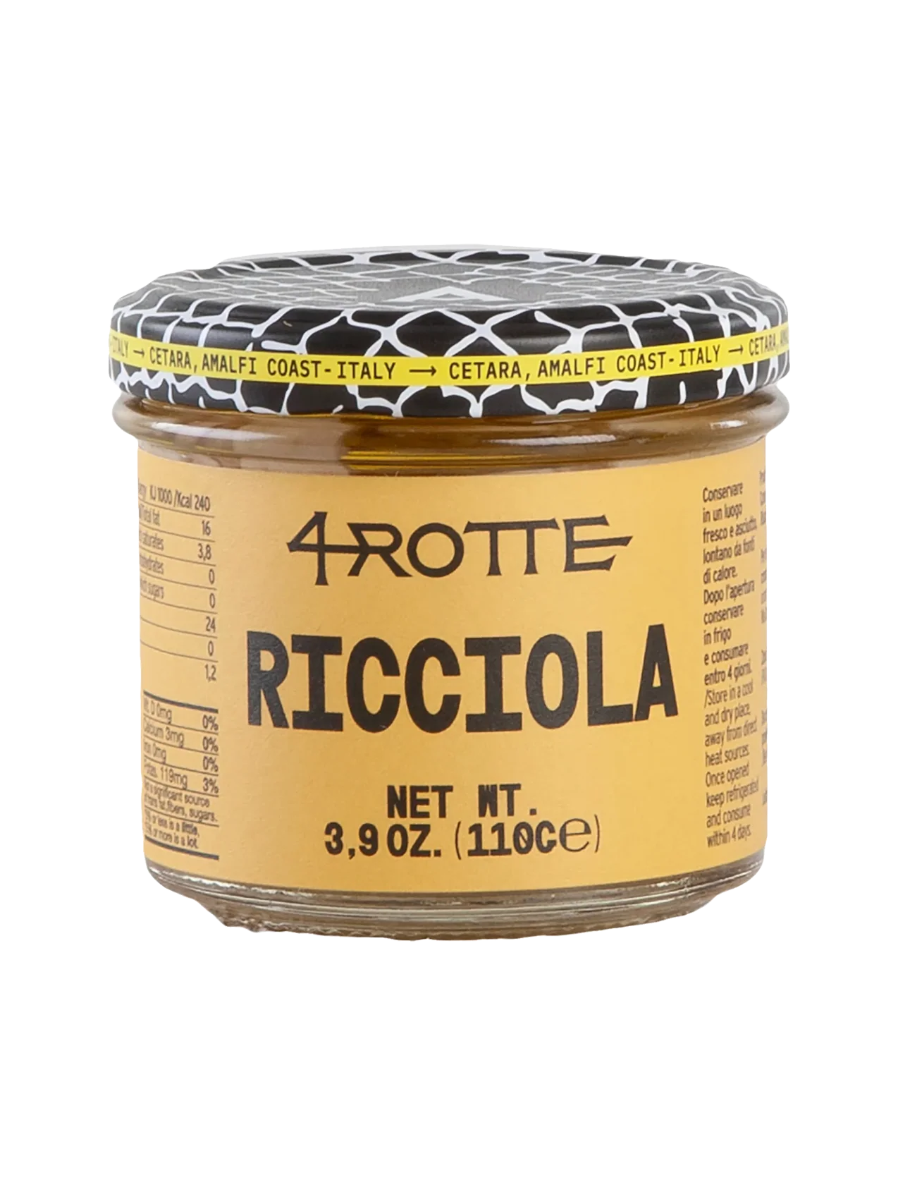 4 Rotte Amberjack Fillets in Olive Oil - 3.88 oz
