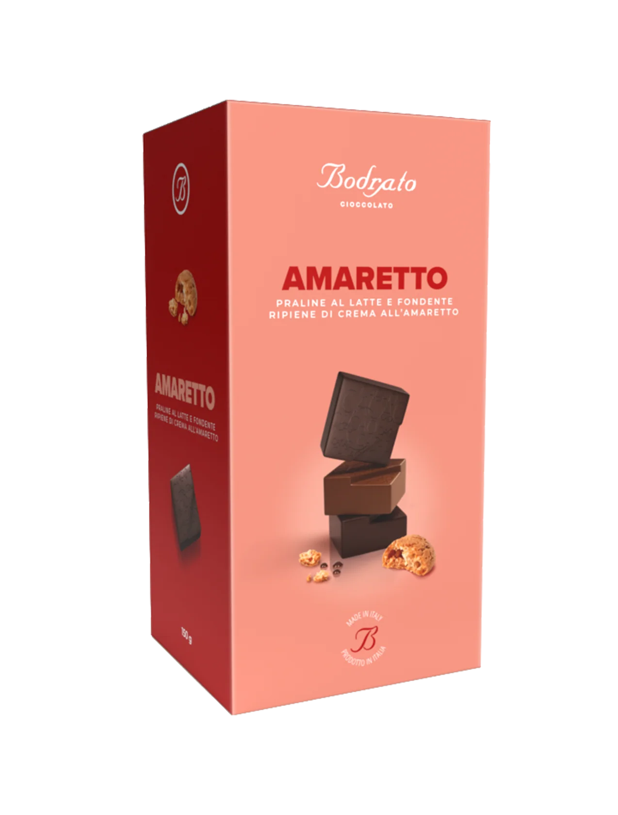 Milk and Dark Chocolate with Amaretto Cream Filling Pralines - 4.23 oz