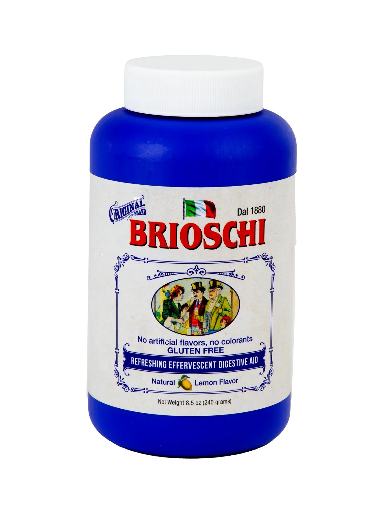 Brioschi Lemon Flavored Effervescent Plastic Bottle - 8.5oz