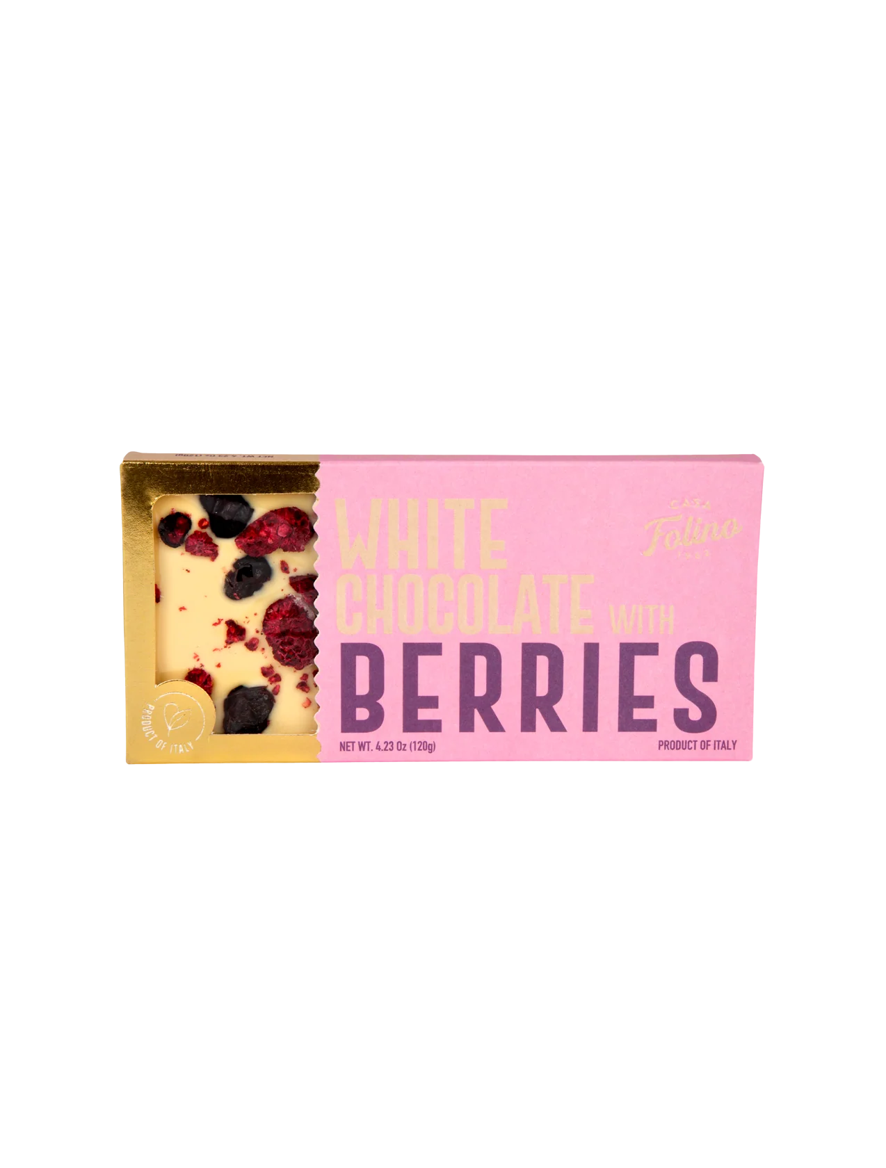 White Chocolate Bar with Berries - 4.23 oz