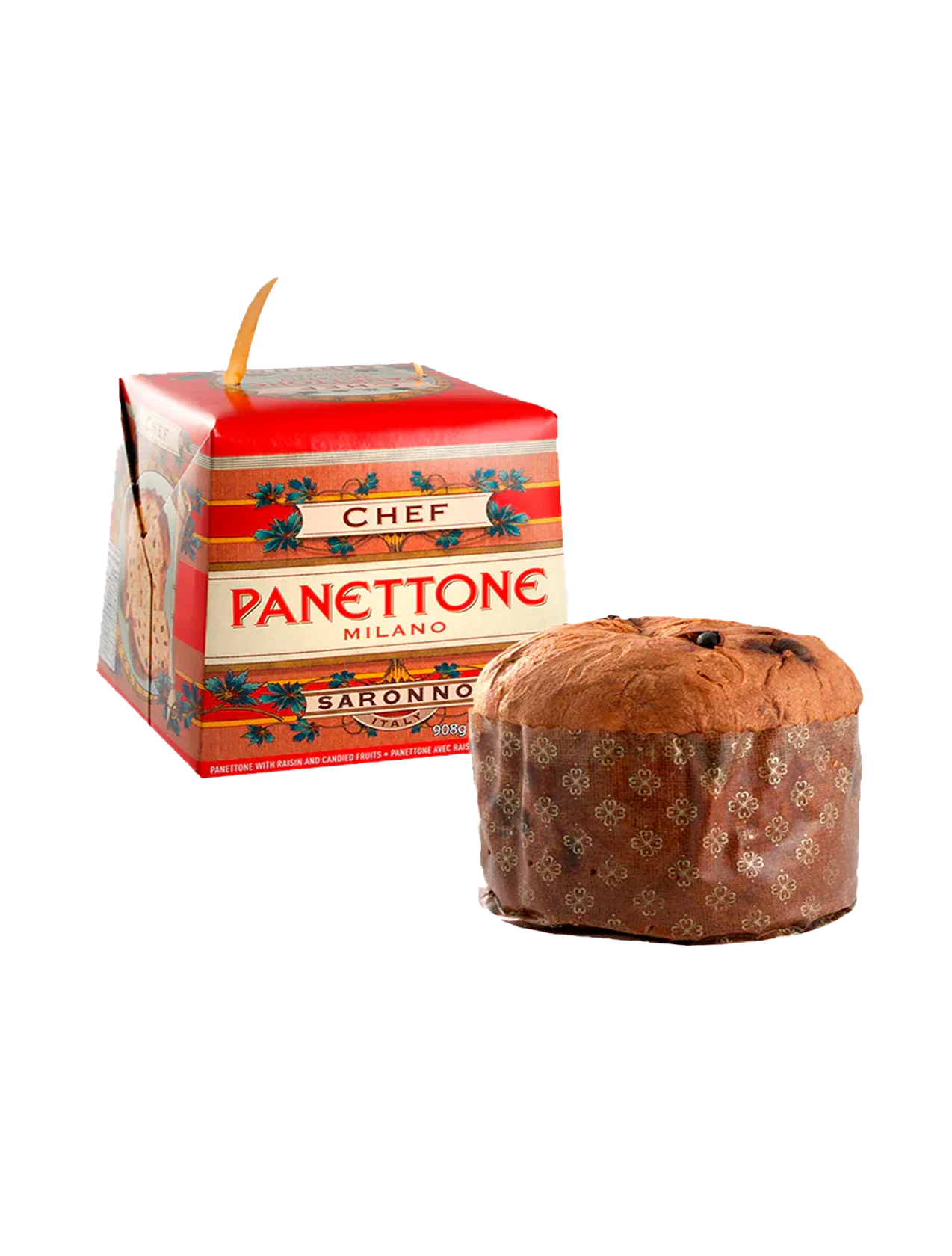 Traditional Panettone di Milano Cake - 2 lb