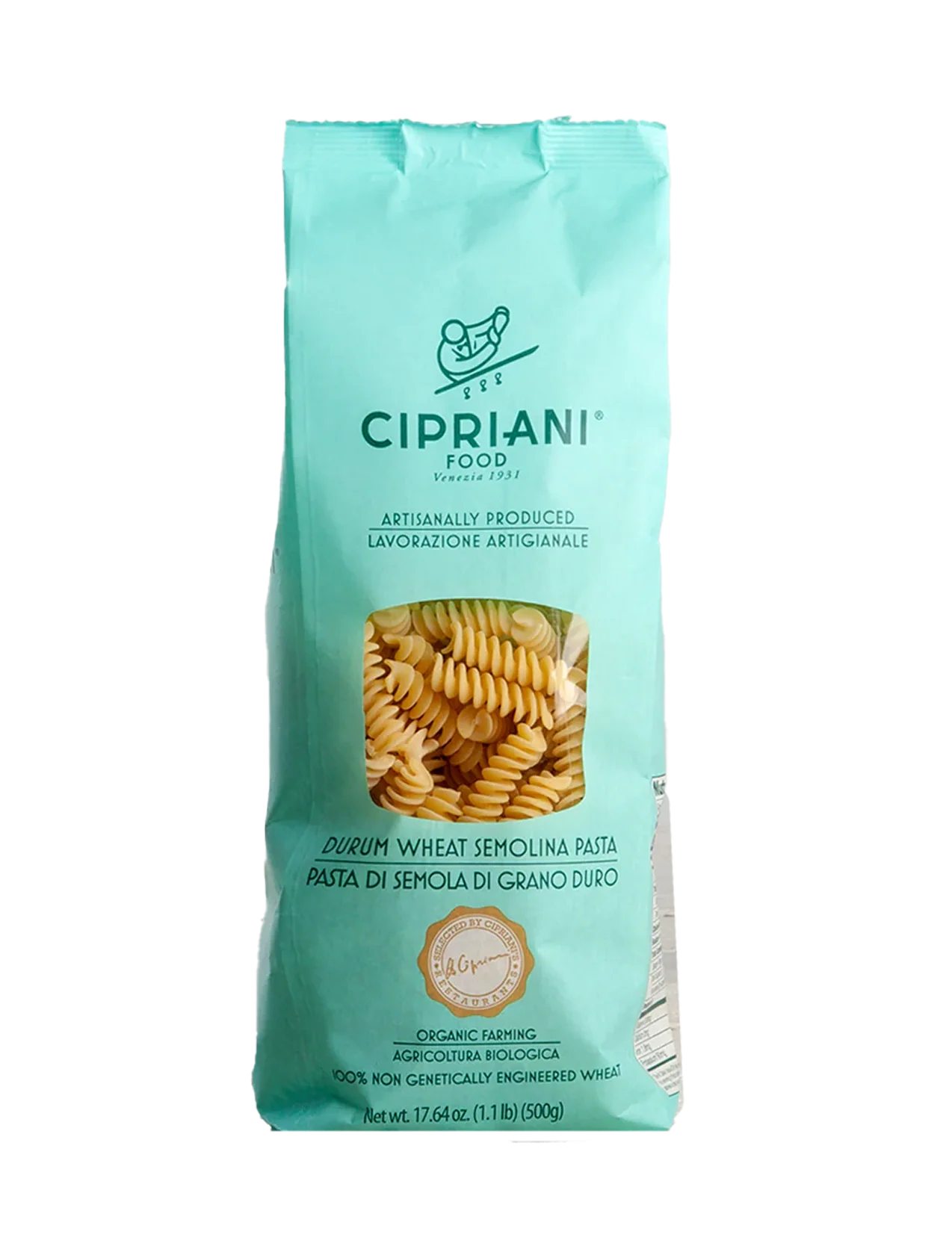Organic Semolina Fusilli Pasta - 17.6 oz