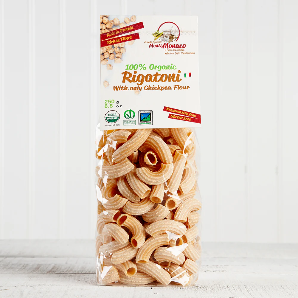 Gluten Free Organic Chickpea Flour Rigatoni - 8.8 oz