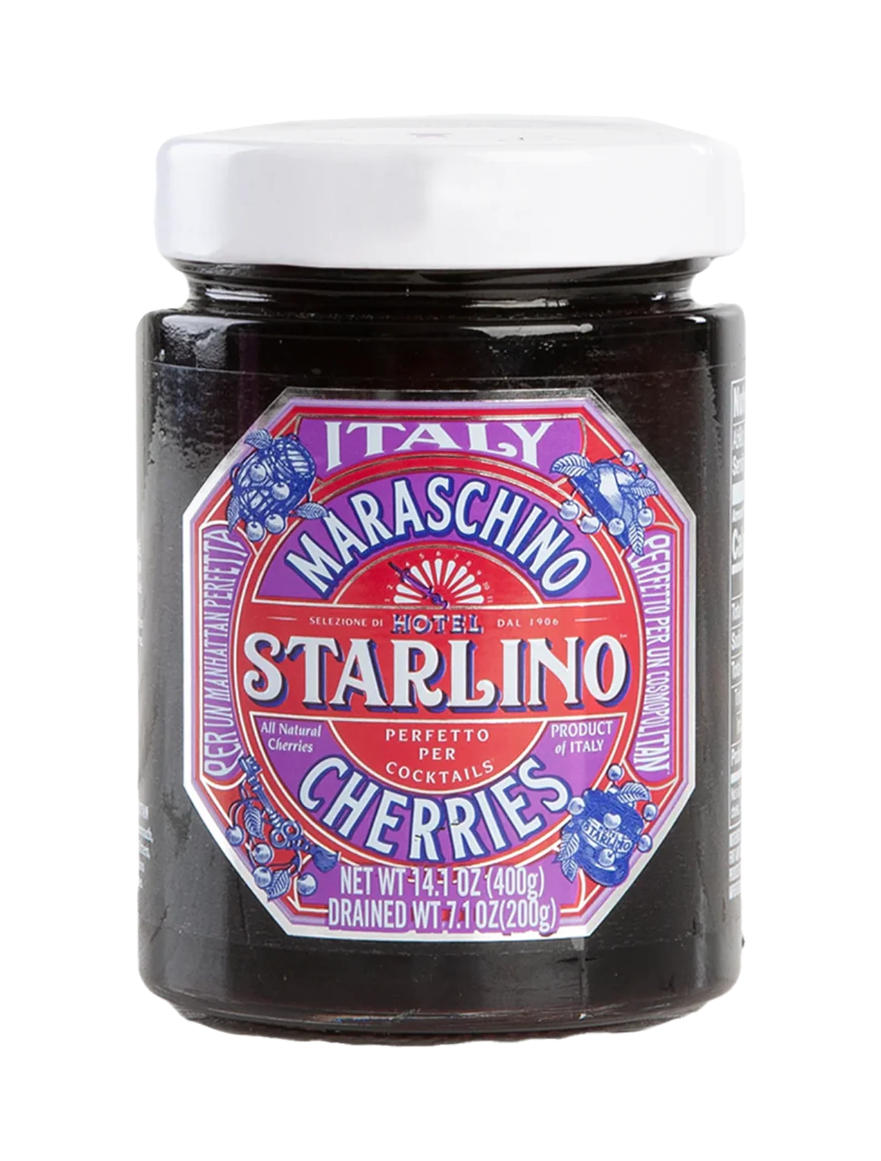 Hotel Starlino Maraschino Cherries in Syrup - 14.1 oz