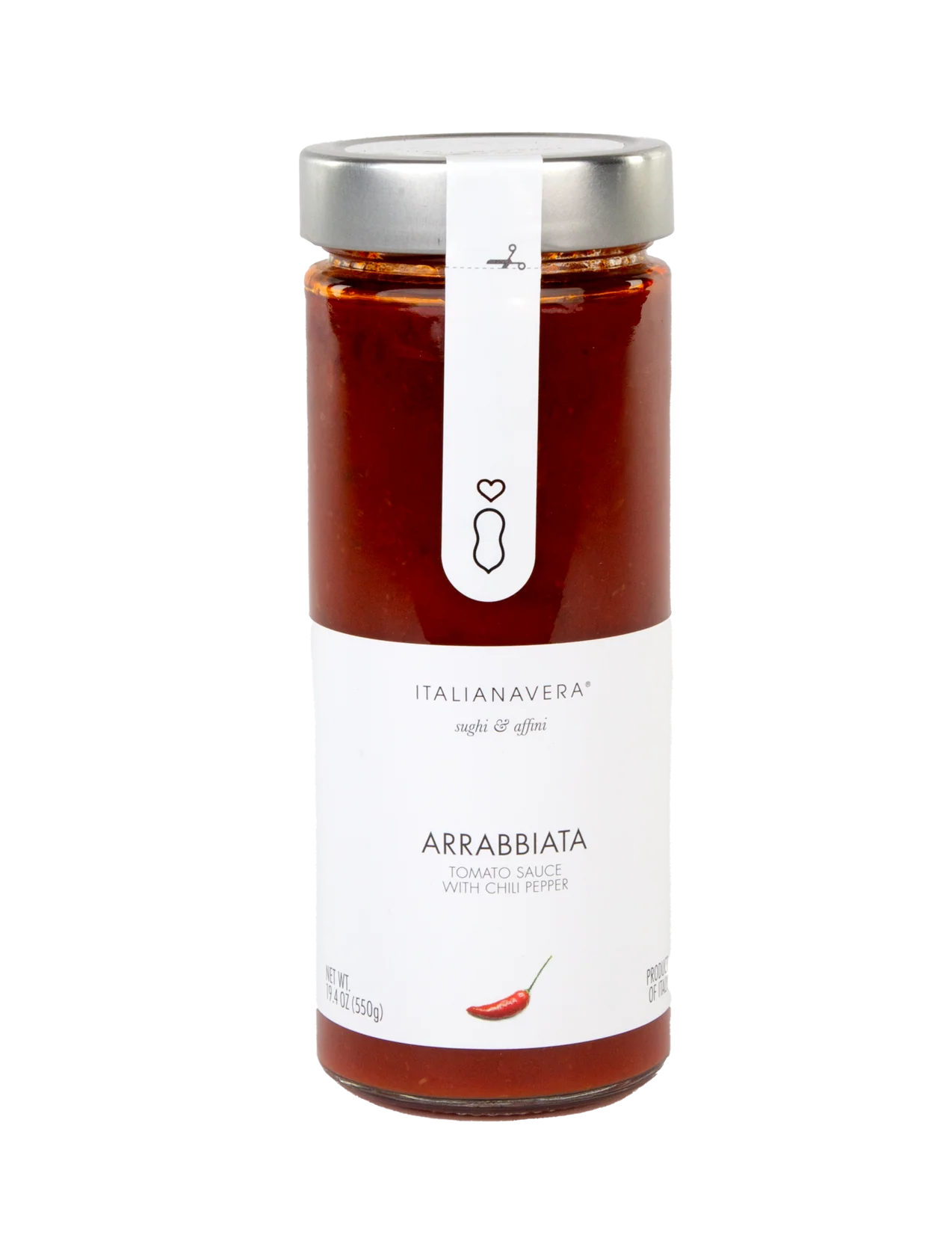 Arrabbiata Tomato Sauce with Chili Peppers - 19.4 oz