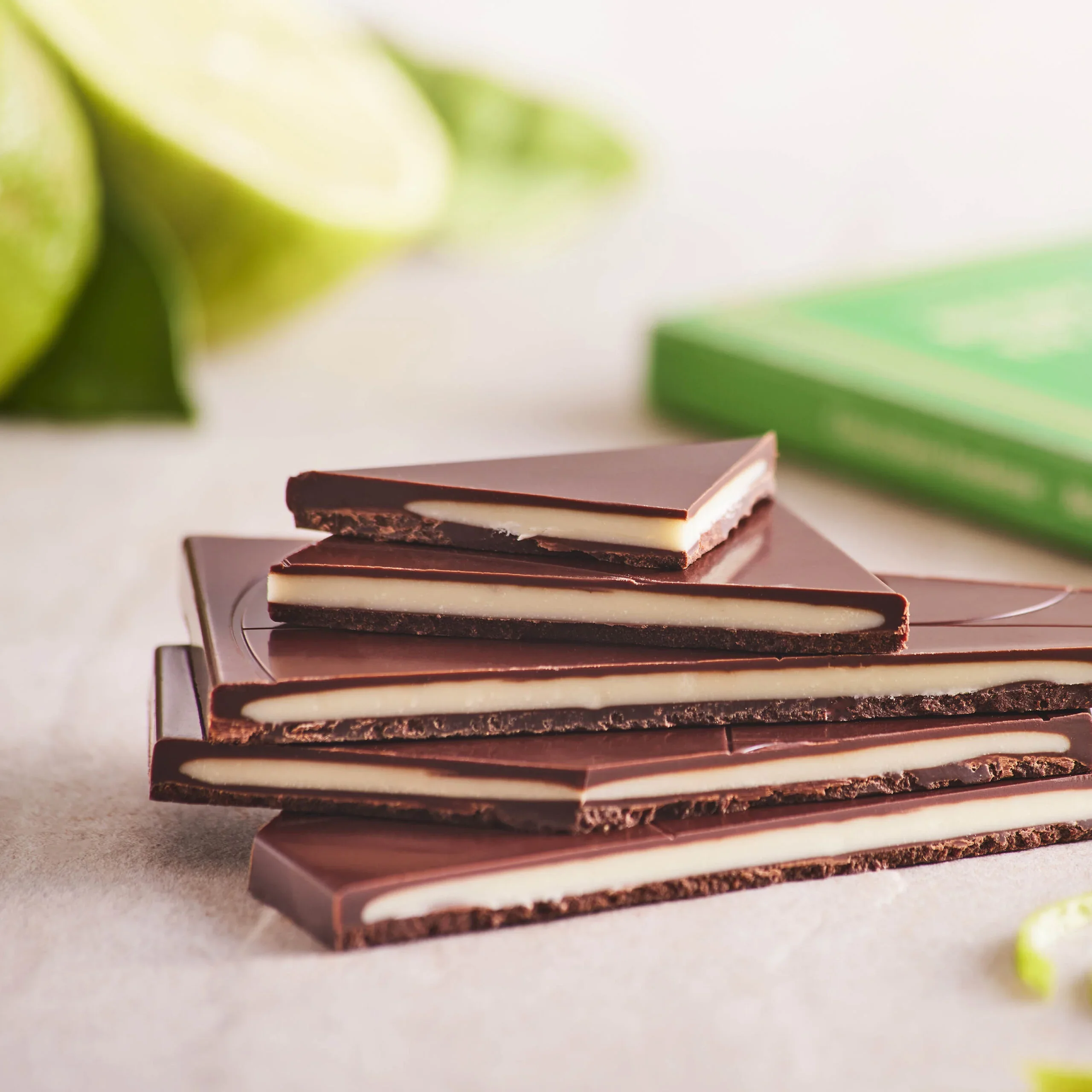 Dark Chocolate Bar with Calabrian Bergamot Ganache Filling - 2.82 oz - Image 3