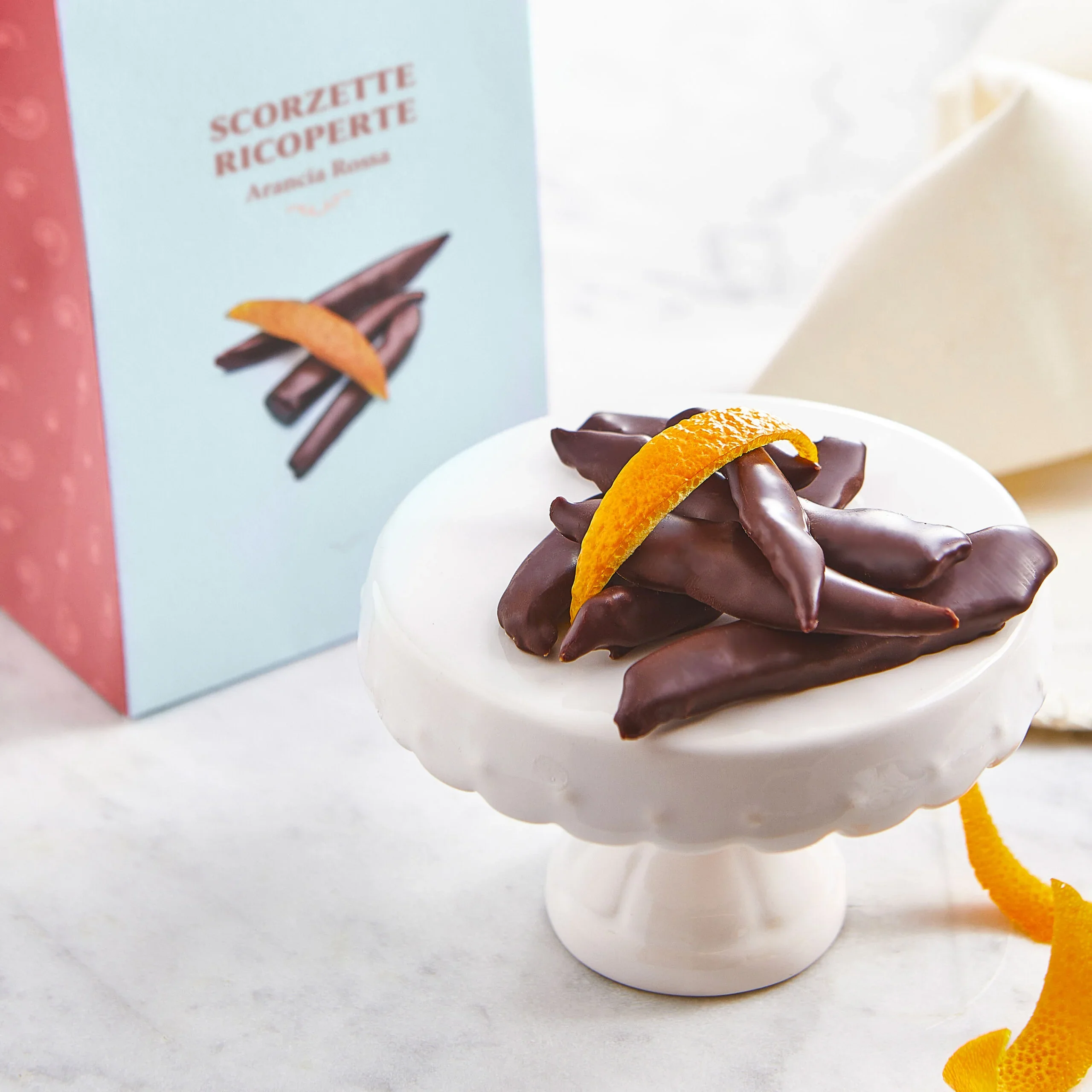 Dark Chocolate Covered Blood Orange Rinds - 5.29 oz - Image 2