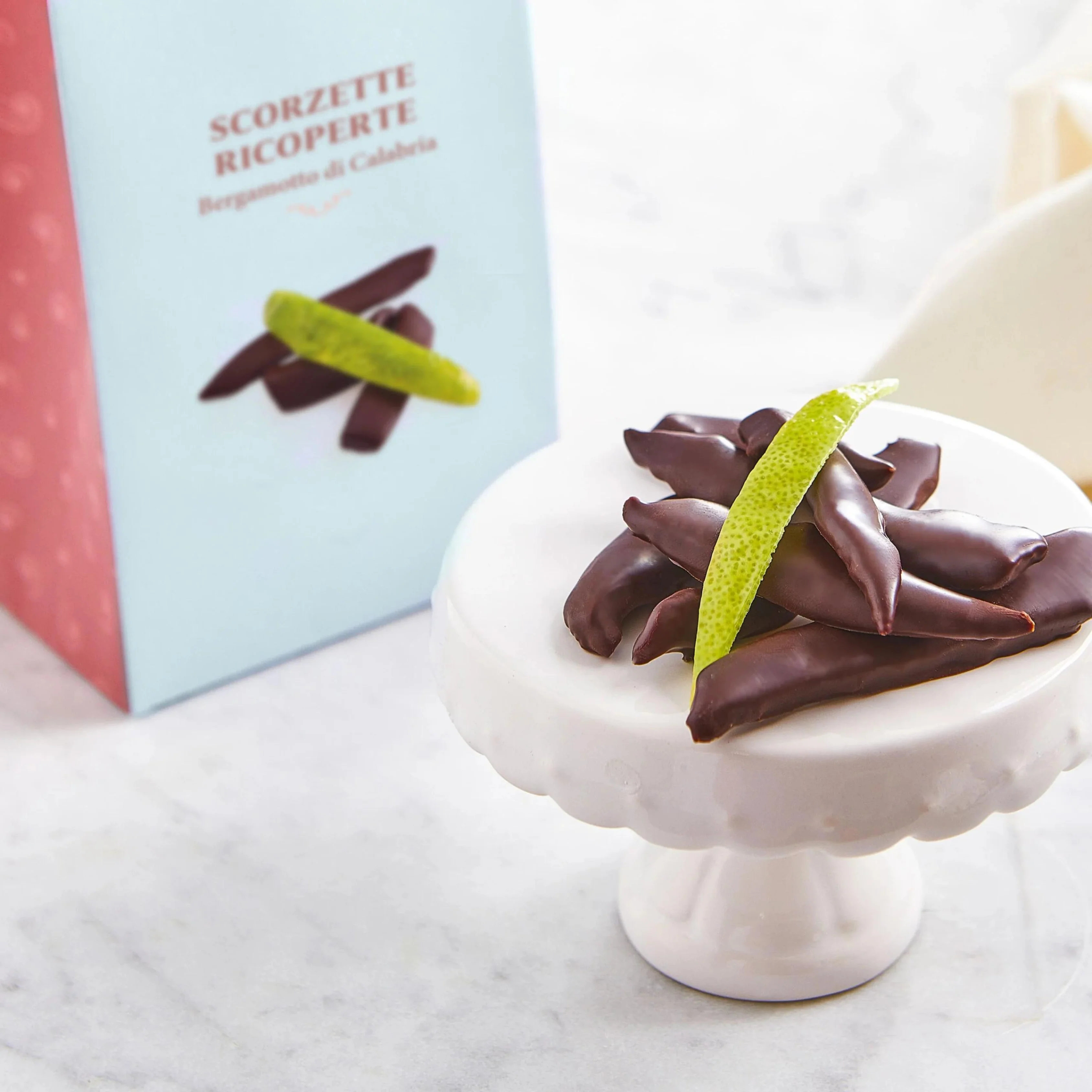 Dark Chocolate Covered Calabrian Bergamot Rinds - 5.29 oz - Image 4