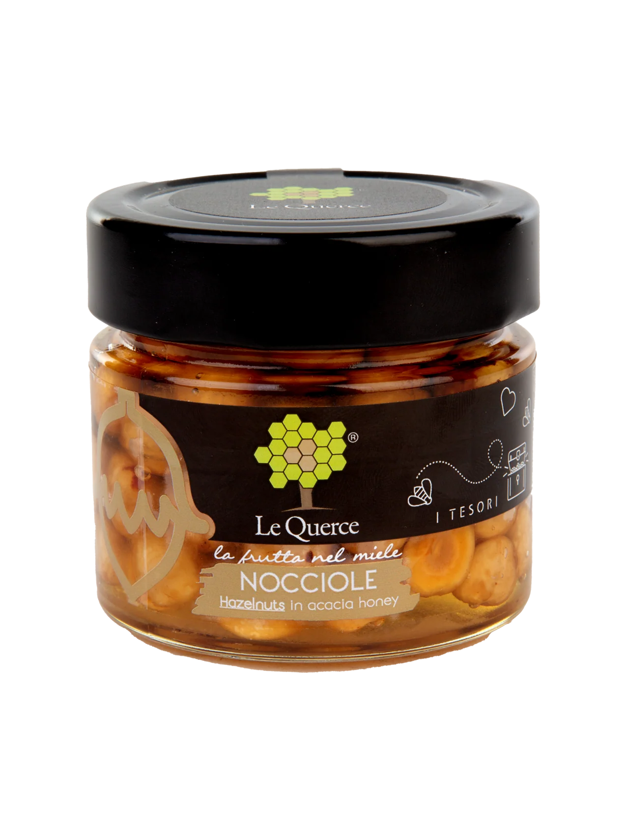 IGP Piemontese Hazelnuts in Acacia Honey - 7.05 oz