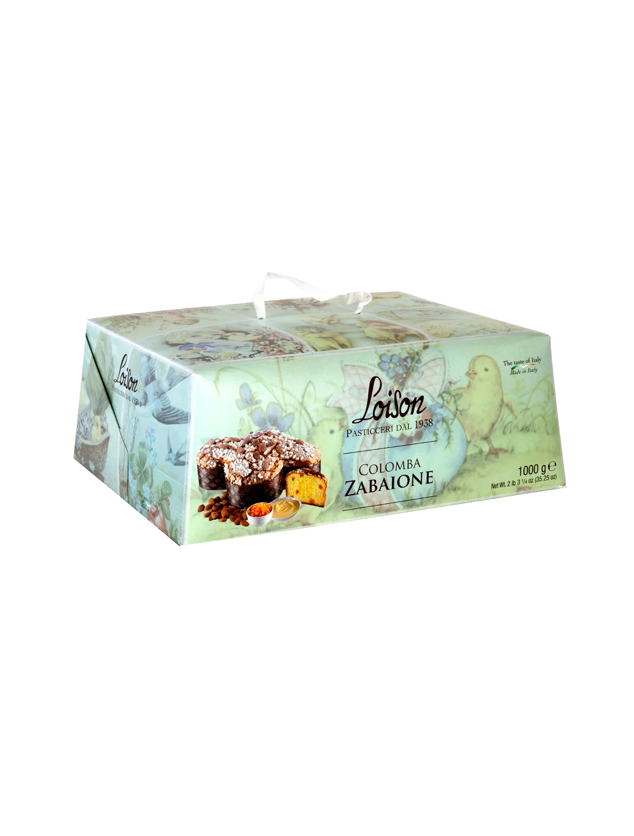 Colomba Mandorlata with Zabaione Cream Cake - 2.2 lbs