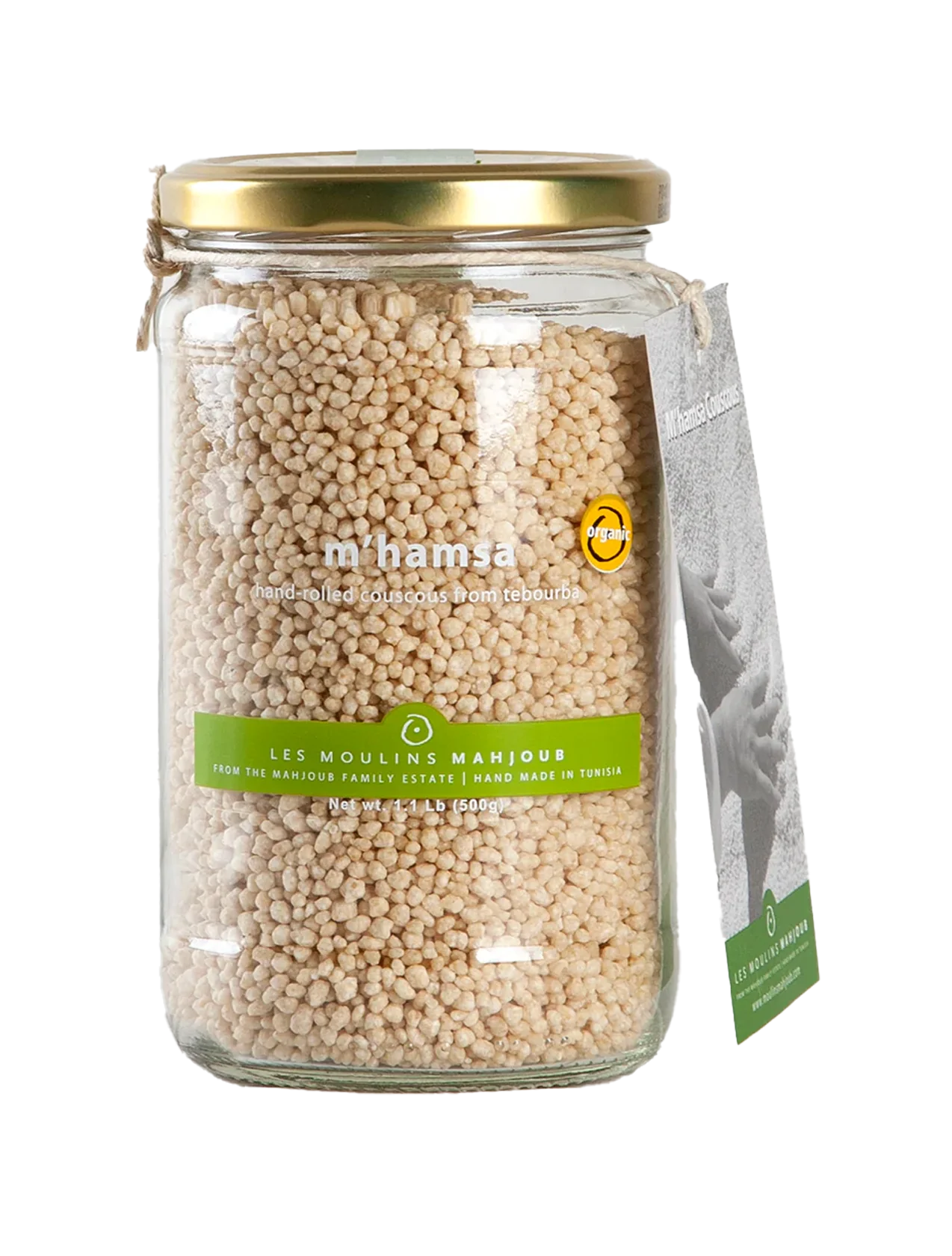 M'Hamsa Hand-rolled Couscous (Organic)- 17.6 oz