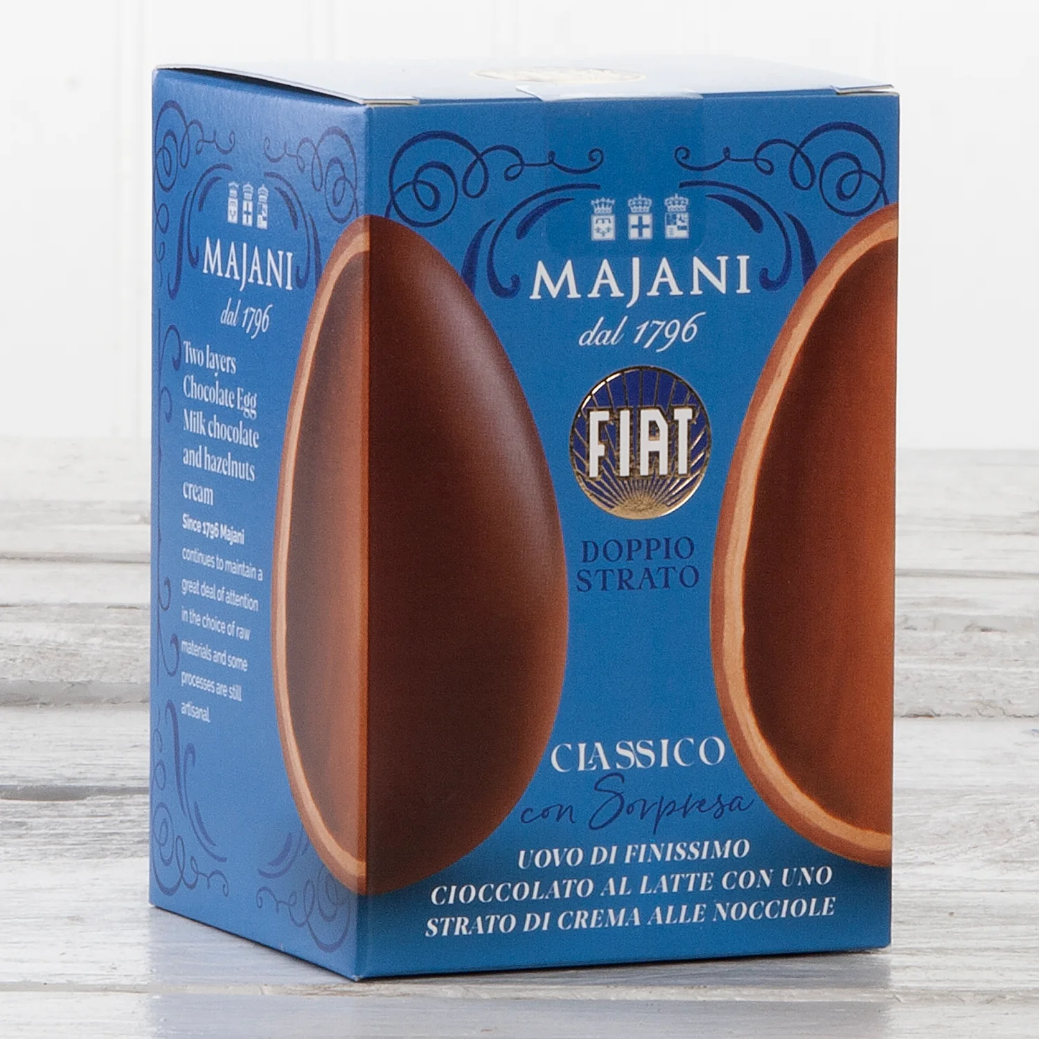 Milk Chocolate and Hazelnut Cream Easter Egg - 2.29 oz Blue Box