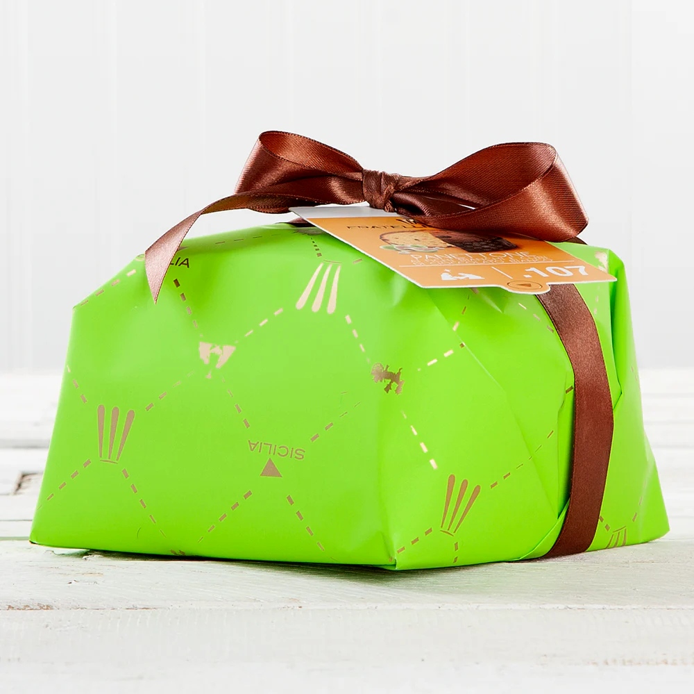 Panettone with Sicilian White Figs and White Chocolate - 1.1 lb