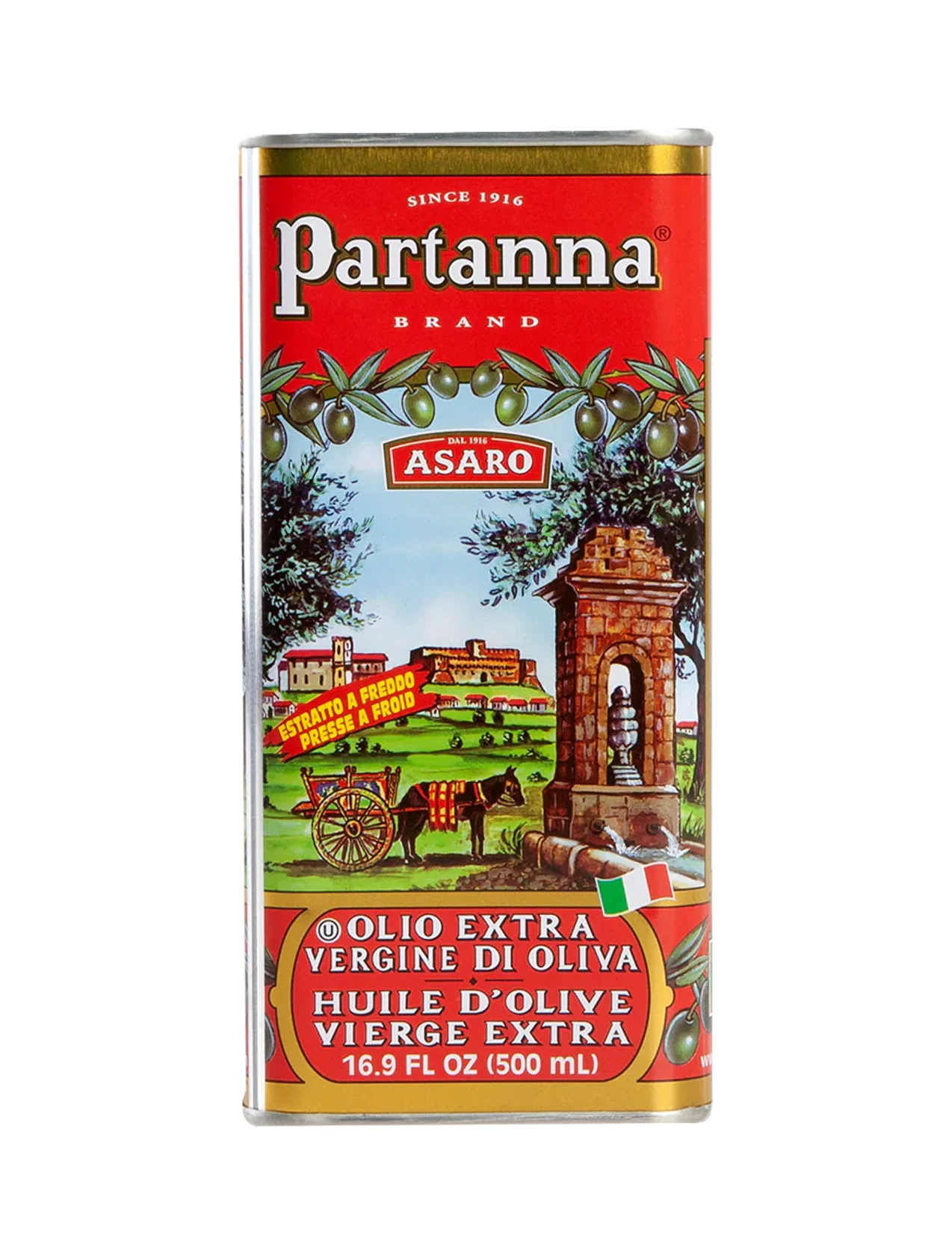 Extra Virgin Olive Oil "Nocellara del Belice" Tin (Sicily) - 16.9 fl. oz.