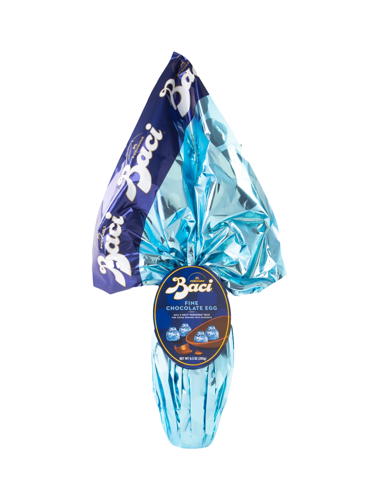 Baci Milk Chocolate Easter Egg with 4 Baci Chocolate Praline Surprise - 9.3oz