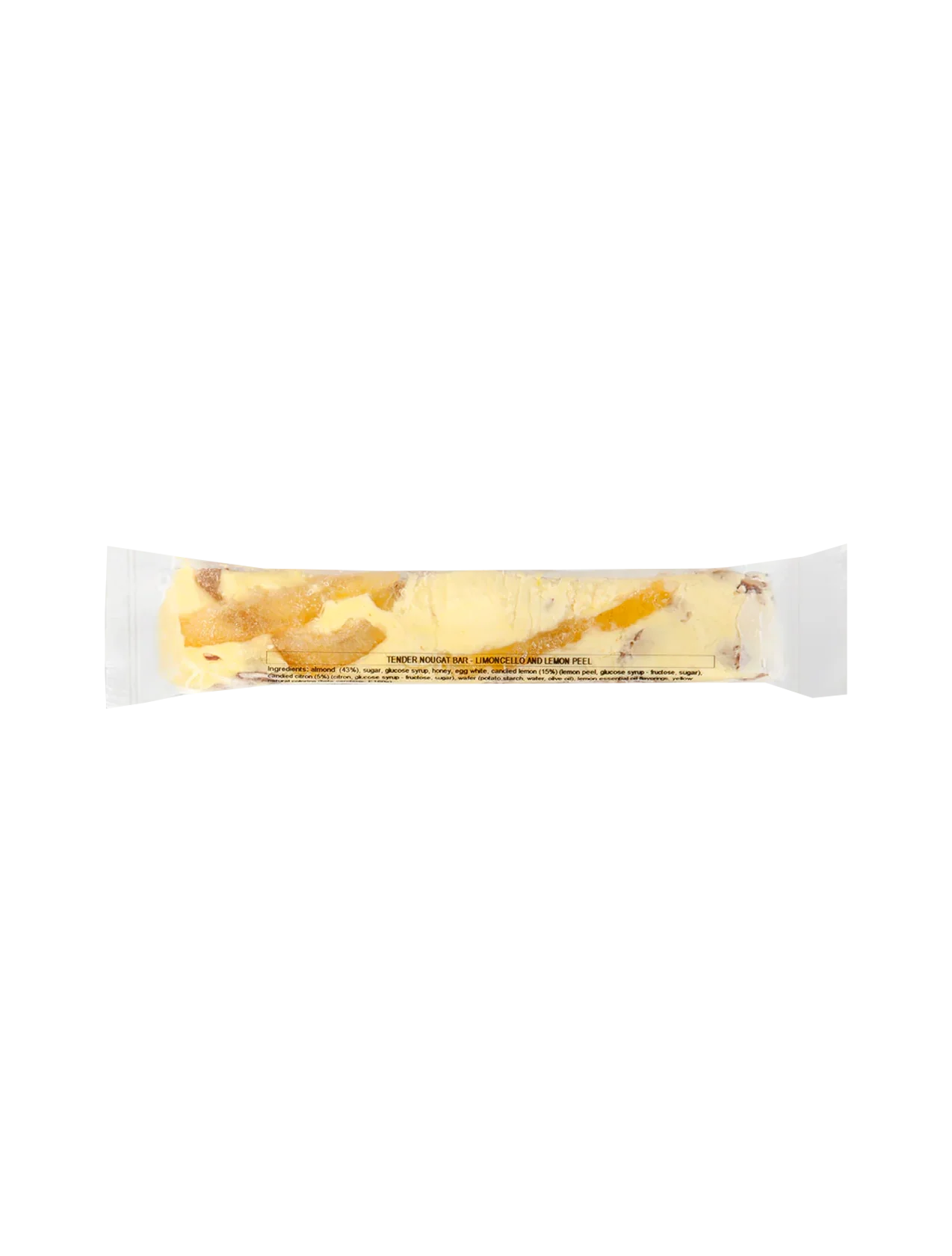 Soft Limoncello, Lemon Peel and Almond Torrone Bar - 3.53 oz