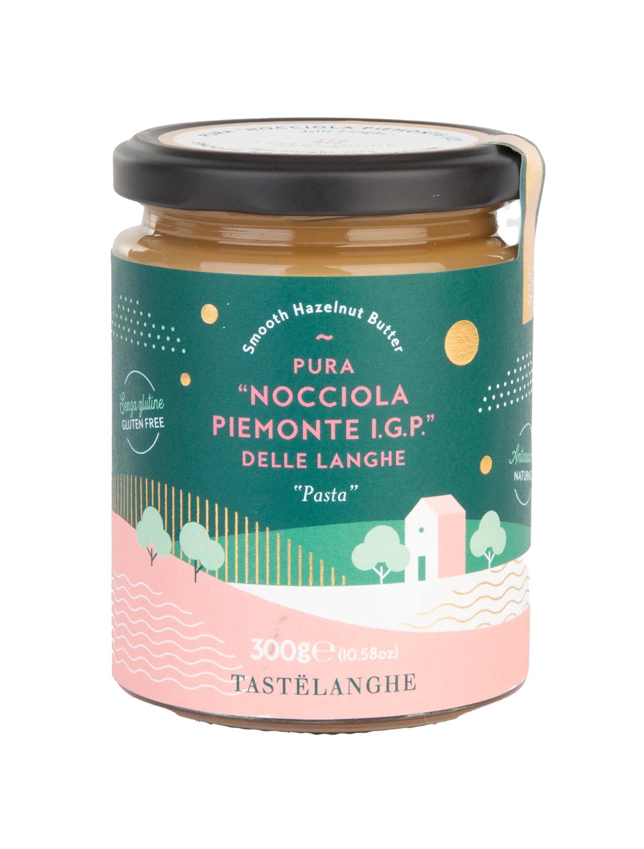 100% Piedmont Langhe IGP Smooth Hazelnut Butter Spread - 10.5 oz