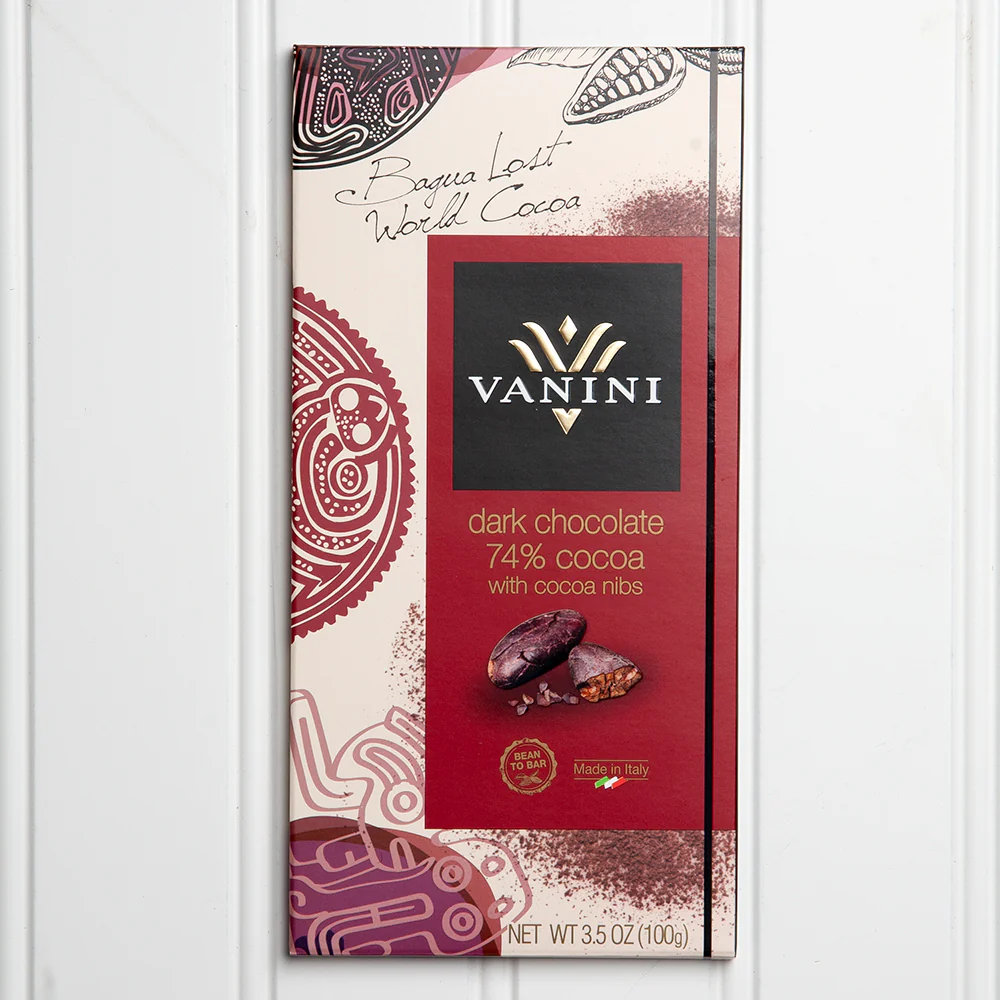 74% Dark Chocolate with Cocoa Nibs - 3.5 oz