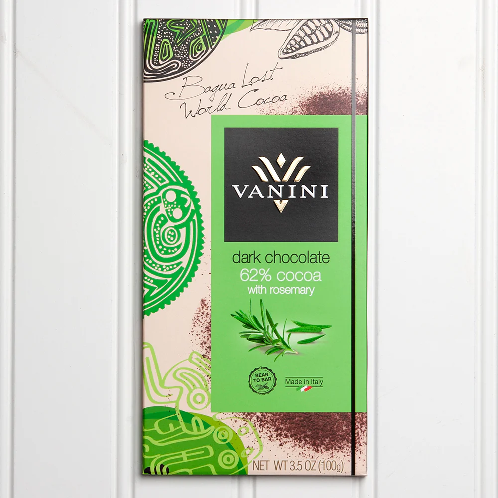 62% Dark Chocolate with Rosemary - 3.5 oz